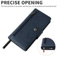 thumbnail image 2 of Wallet Card Zipper Flip Leather Case For Samsung Galaxy S24 Ultra S24Plus S23FE S23 Ultra S22 S21 FE S20 FE S10 Note 20 Note10 Note9, 2 of 14