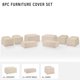 thumbnail image 4 of Juego de fundas impermeables para patio Crosley Furniture de 8 piezas, color canela, 4 of 7