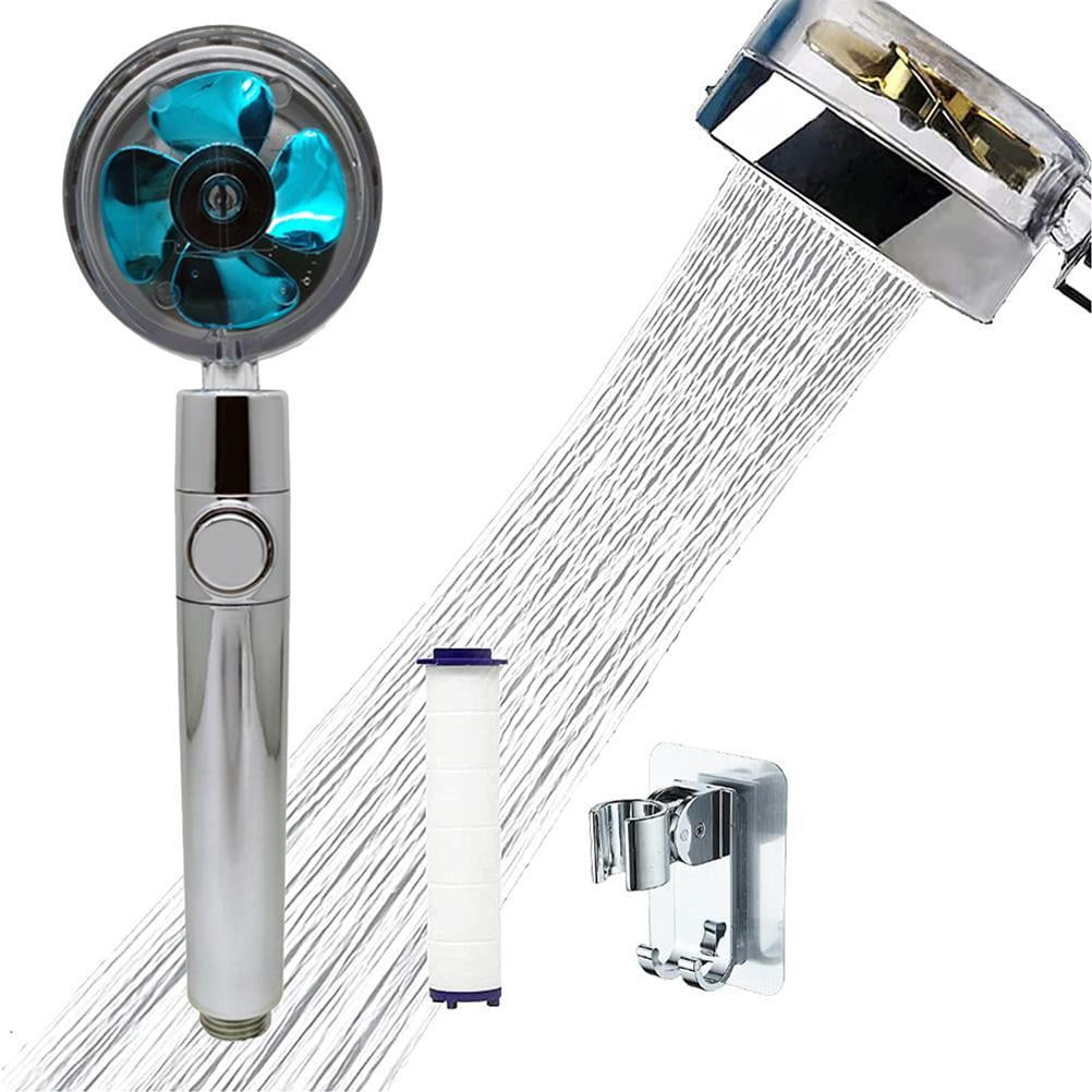 HighPressure Propeller Driven Handheld Shower Head with Filter and