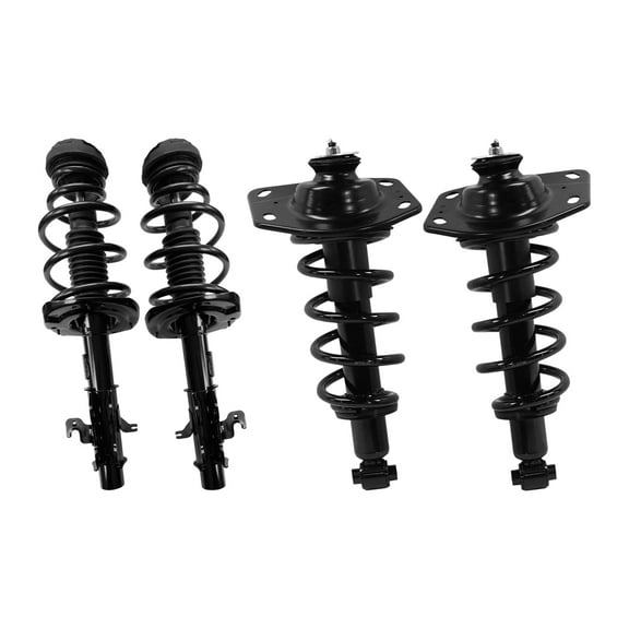 AutoShack Front & Rear Complete Strut & Coil Spring | Replacement for 2013-2015 Chevrolet Camaro | 4-PC