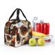 thumbnail image 5 of Balery Rose Floral Skull Bolsa de Almuerzo Aislada – Caja de Almuerzo con Papel de Aluminio Grueso, Mantiene la Comida Fresca por 4 Horas, 5 of 8