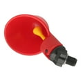 thumbnail image 6 of Lsaardth Bebederos De Aves De Corral - (Rojo) 10 Pcs Bebedero AutomáTico De Agua De Pollo Vaso De Agua para Aves De Corral Comedero Copas AutomáTicas De Pollo for Bebedor Comederos Gallinas, 6 of 8