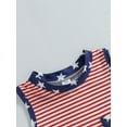 thumbnail image 5 of Hirigin Newborn Baby Boy Girl 4th of July Outfit Sleeveless American Flag Romper Jumpsuit 3 6 12 18 Months Independence Day Bodysuit, 5 of 7