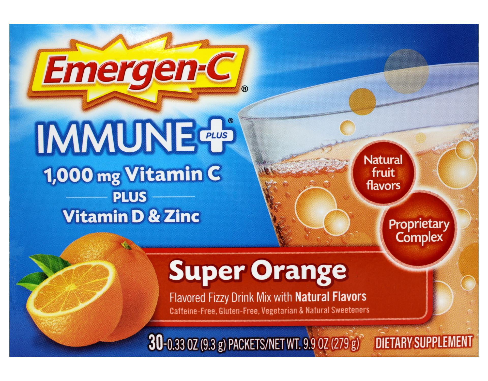 Emergen C Immune 1000mg Vitamin C Powder With Vitamin D Zinc Antioxidants And Electrolytes For Immunity Immune Support Dietary Supplement Super Orange Flavor 30 Count 1 Month Supply Walmart Com Walmart Com Emergen C Immune 1000mg Vitamin C Powder With Vitamin D Zinc Antioxidants And Electrolytes For Immunity Immune Support Dietary Supplement Super Orange Flavor 30 Count 1 Month Supply Walmart Com Walmart Com