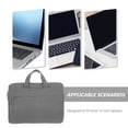 thumbnail image 3 of LABSERRON Sac Messager en Toile pour la Rentrée Scolaire Housse d'Ordinateur Portable PU Gris Foncé Résistant à l'Usure 1ensemble, 3 of 6