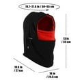 thumbnail image 4 of Children Balaclava Fleece Windproof Ski Mask, iClover Child Cold Weather Face Mask Motorcycle Neck Warmer or Tactical Balaclava Hood for Snowboard Cycling Outdoors Sports Unisex - Red, 4 of 7