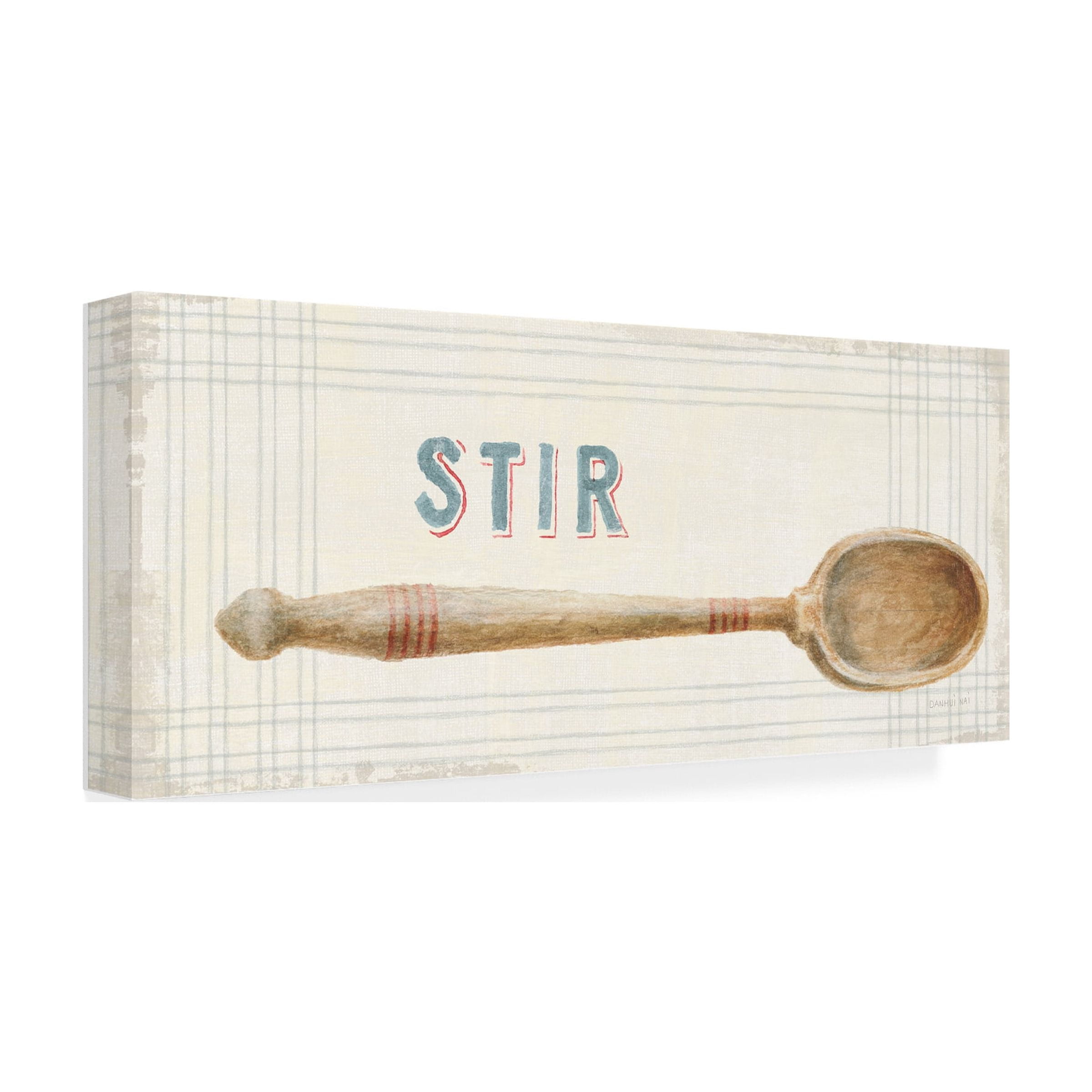Danhui Nai 'Floursack Kitchen Sign III' Canvas Art