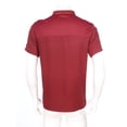 thumbnail image 4 of RUNQHUI Unisex Men Woman Chefs Jacket Double Breasted Kitchen Work Shirts Cook Jacket Tops Burgundy Short Sleeve 3XL, 4 of 7