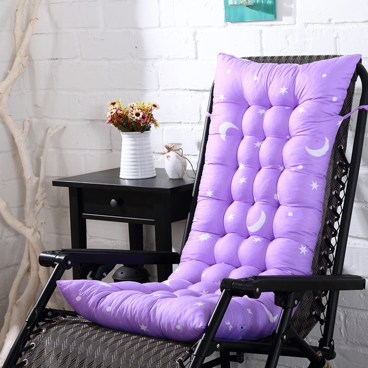 110x40x8cm Patio Chaise Lounger Cushion Chaise Lounger Cushions Chair