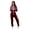 Burgundy, variant on Adult Union Suit pajamas Sleepwear for Women One Piece Pajama Ladies Jumpsuit Unisex Non Foot Playsuit