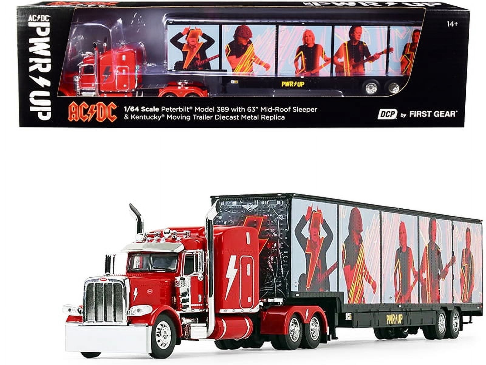 Diecast Peterbilt 389 with 36