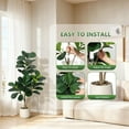 thumbnail image 5 of 4 ft Fiddle Leaf Fig Tree Artificial with 48 Leaves - Realistic Faux Ficus Lyrata Trees in 7.8 in White Planter Pot, Indoor Fake Floor Plants for Home Office Living Room Decor, Housewarming Gift, 5 of 7