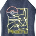 thumbnail image 3 of Pokémon - Neon Pikachu - Juniors High Neck Tank Top, 3 of 5
