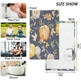thumbnail image 2 of Nsnder Autumn Orange Pumpkins Flowers Cotton Towel Set 2PCS,Quick Drying Bath Towels,Soft and Breathable Hand Towel WashCloths for Kitchen,Bathroom,Gym,Beach Washcloths, 2 of 7