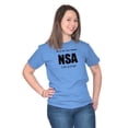 thumbnail image 3 of NSA We've Got Your Number Bad Rebel Plus Size Crewneck Graphic Tee Shirt Brisco Brands 3X, 3 of 5