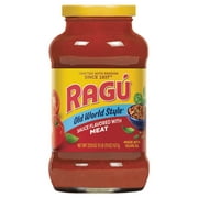 Ragu Old World Style Pasta Sauce Flavored with Meat, Made with Olive Oil, 24 oz