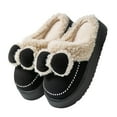 thumbnail image 4 of KANG Cozy Slippers For Winter Shoes With Bow And Design Warm Fleece Lined Indoor Outdoor Comfort, 4 of 4