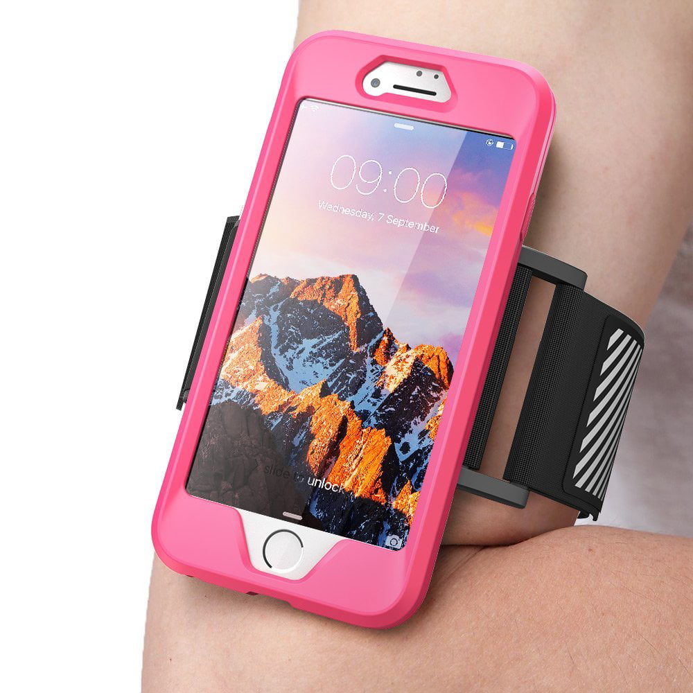 Het apparaat Ontmoedigd zijn Compatibel met iPhone 7 Armband, SUPCASE, Easy Fitting Sport Running Armband with Premium  Flexible Case Combo-Pink - Walmart.com