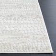 thumbnail image 3 of SAFAVIEH Hanna Lynna Abstract Area Rug, Grey Ivory/Dark Grey, 6'7" x 6'7" Square, 3 of 7
