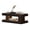 Dark Walnut, variant on Hawsaiy Farmhouse Coffee Table with Storage Shelf & LED Light, 47" Rectangular Wood Coffee Table, 2-Tier Rustic Center Table for Living Room, Apartment, Office, Dark Walnut