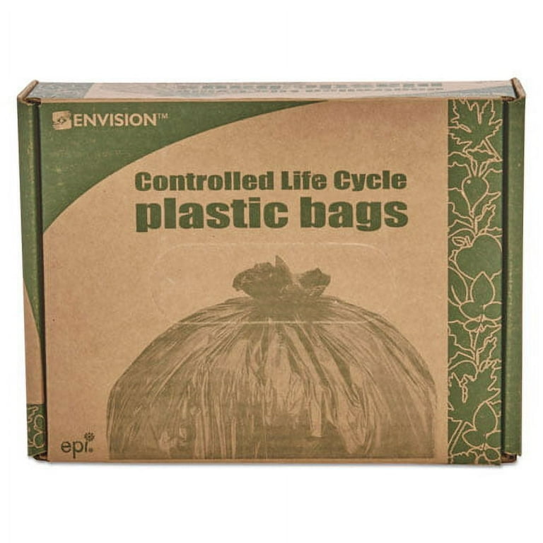 Controlled Life-Cycle Plastic Trash Bags, 30 gal, 0.8 mil, 30 Controlled Life-Cycle Plastic Trash Bags, 30 gal, 0.8 mil, 30