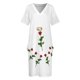 thumbnail image 4 of Vestido holgado con bolsillos de Rose Queen, ropa de verano para mujer., 4 of 7