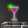 thumbnail image 5 of Handmadetneonsign Cherry Martini Led Sign, Martini Neon Light, Cherry Martini Cocktail Neon Sign, 5 of 5
