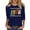 Blue, variant on Women's Crew Neck T Shirts 3/4 Length Sleeve 1976 Graphic Print Pullover Tops Casual Vintage Comfy Tees (XL, Pink)