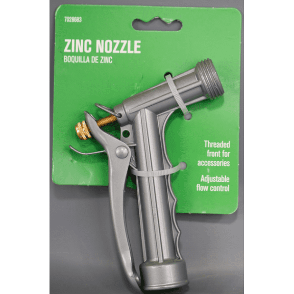 HomePlus 7028683 Adjustable Shower & Stream Metal Hose Nozzle