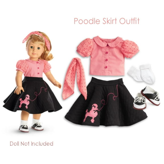 American Girl Maryellen's Poodle Skirt for 18" Dolls (Doll Not Included)