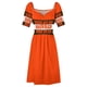 thumbnail image 5 of Football Brownies Vestido de manga corta vestidos para mujer falda de verano 2025, 5 of 7