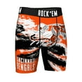thumbnail image 4 of Men's Rock Em Socks  Cincinnati Bengals Gridiron Classic Paint Boxer Briefs, 4 of 4