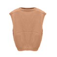 thumbnail image 4 of Tianiyouqing Womens 100% Merino Wool Sweater Vest 2025 Fashion Sleeveless V Neck Business Casual Tank Knit Pullover Tops Spring Trendy Ginger XL, 4 of 4