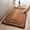 Coffee #2, variant on Super Absorbent Bathroom Floor Mat | Machine Washable Non-Slip Bath Rug | Soft Golden Turtle Velvet Material | Quick-Dry 40X60Cm Blue Shag Carpet for Tub & Sink Areas