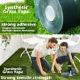 thumbnail image 4 of D-GROEE 15x1000cm Artificial Grass Seam Tape,Self-Adhesive Synthetic Seaming Turf Tape for Lawn,Carpet Jointing,Mat Rug,Connecting Fake Grass, 4 of 7
