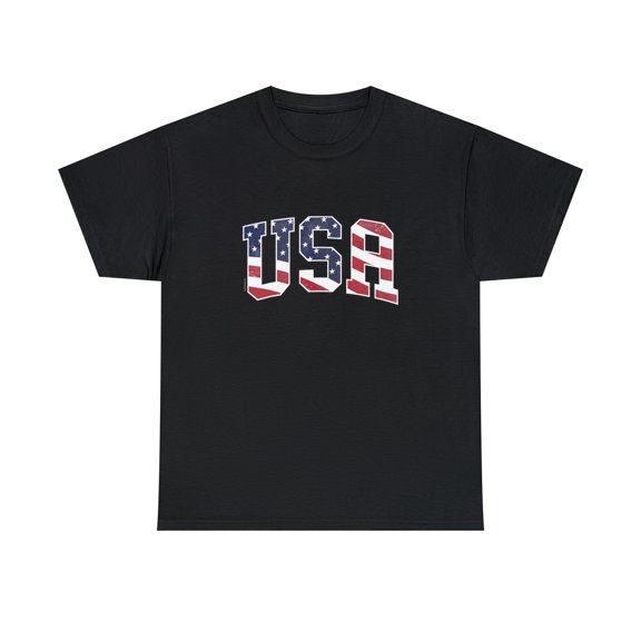 USA Graphic Patriotic American Flag Tshirt
