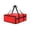 Red, variant on Large Insulated Pizza Delivery Bag, Heavy Duty Thermal Food Transport Tote for Catering Picnic,Red