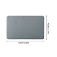 thumbnail image 7 of SouMaox Absorbent Fleece Entrance Rug Solid Color Floor Mat Water Wicking Carpet Indoor Door Covering for Bathroom Entryway Kitchen Area, 7 of 7