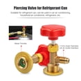 thumbnail image 4 of Valve de Charge de Réfrigérant Valve Unidirectionnelle Anti-Retournement Outil de Réparation de Climatisation de Voiture pour Connecter Réfrigérant en Conserve Fluorure, 4 of 6