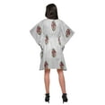 thumbnail image 5 of Moomaya Printed Bikini Cutwork Lace Caftan Kaftan Dresses For Women Plus Size, 5 of 6