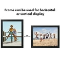 thumbnail image 2 of Americanflat 8.5x11 Picture Frame with Shatter-Resistant Glass Soho Collection Gallery Style Deep Molding - Black, 2 of 7