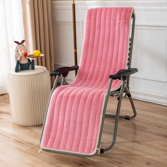 XmhyTop-A Non-Slip Cushion 45x130cm Patio Garden Chair Pad, Resistant Outdoor Indoor Recliner Cushion,Dark Pink