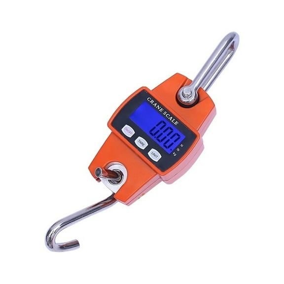 Crane Scale Weight 300kg Heavy Duty Hanging Hook Scales Portable Digital Stainless Steel Hook Mini LCD Digital Hanging Scale ,Easy Use