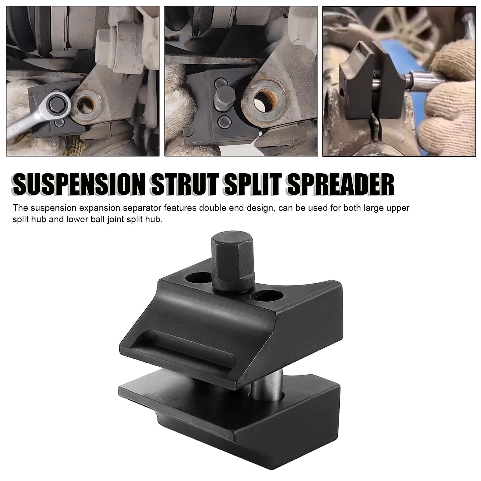 Heavy Duty Suspension Spreader, Double End, High Hardness Alloy Steel, For Hub  Knuckle Repair