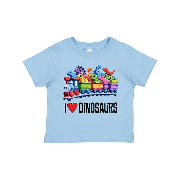 Inktastic I Love Dinosaurs Boys or Girls Toddler T-Shirt