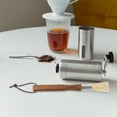 thumbnail image 4 of Coffee Brush Practical Coffee Machine Brush Wooden Coffeemaker Brush Clean Tool, 4 of 6
