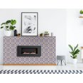 thumbnail image 4 of HomeRoots 400220 4 x 4 in. Blue Taupe Nova Removable Peel & Stick Tiles, 4 of 5