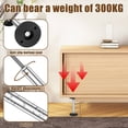 thumbnail image 2 of 4X Stainless Steel Telescopic Support Rod Cabinet Support Rod High Hardness Sink Support Bracket Load-Bearing 300 Kg, 2 of 7