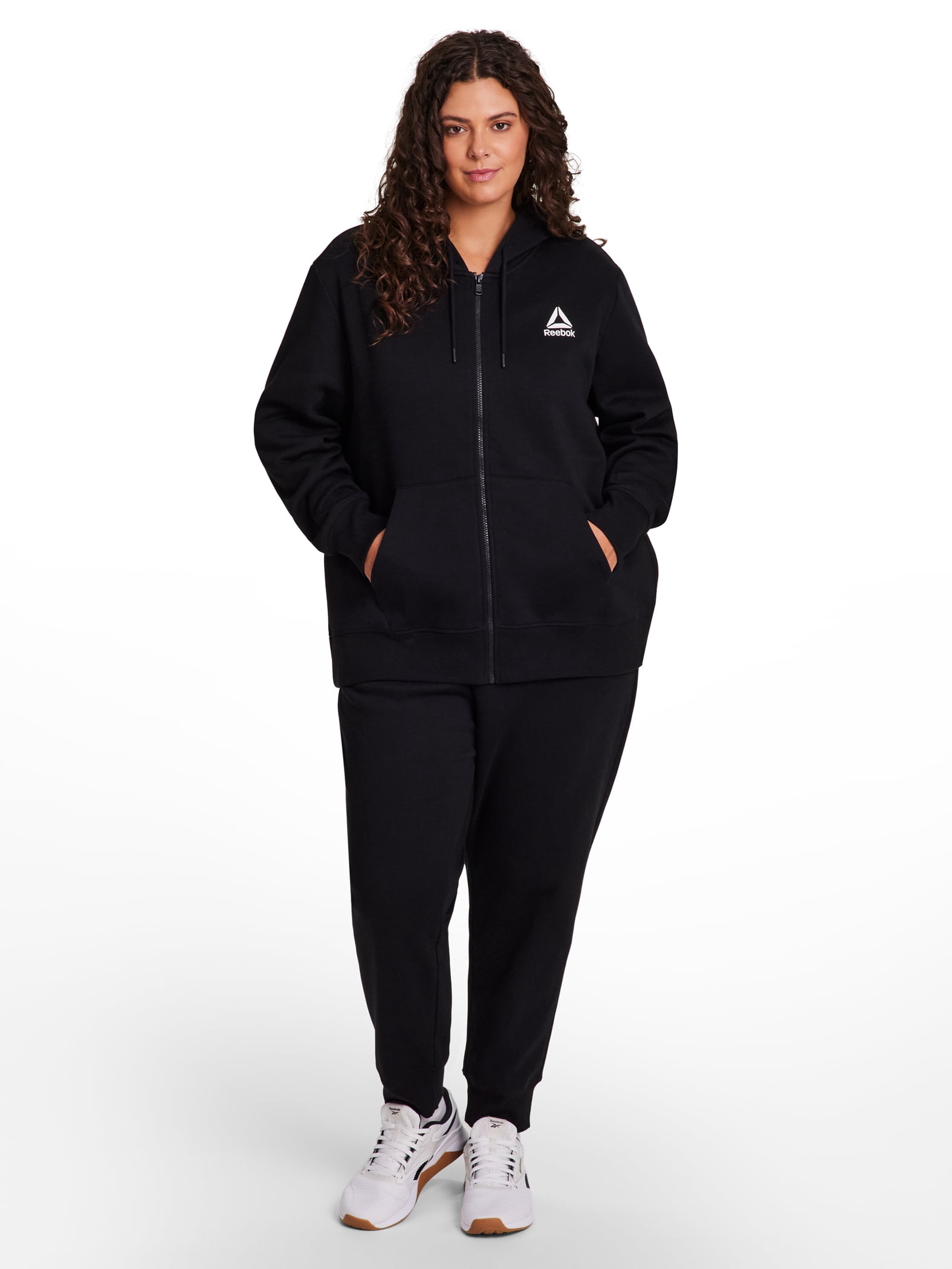 Reebok Women's and Women's Plus Game Day Zip Up Hoodie, Sizes XS-4X