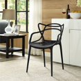 thumbnail image 4 of Hawthorne Collections Fauteuil à Manger en Noir, 4 of 4